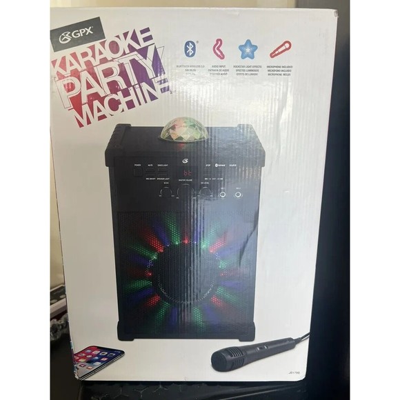 Portable Audio & Video Portable Gpx Karaoke Party Machine Jb179b
